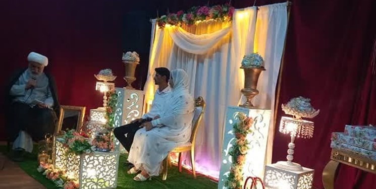 برگزاری آیین جشن پیوند آسمانی 55 زوج جوان در میناب