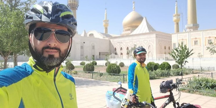 رکاب‌زنی دوچرخه‌سواران قمی به یاد سردار سلیمانی