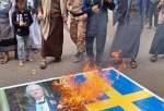 Yemeni protesters condemn state-authorized Qur’an desecration in Sweden