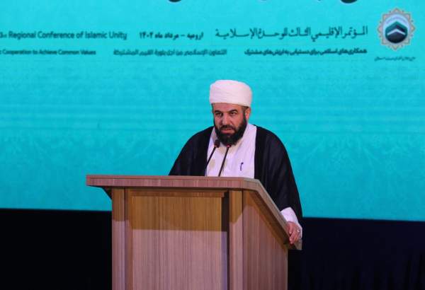 سخنرانی ماموستا کلشی نژاد در سومین اجلاس منطقه‌ای وحدت اسلامی  