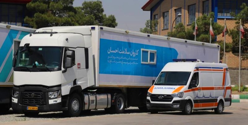 إيران تقيم أكبر مستشفى ميداني لخدمة زوّار الأربعين على طريق النجف وكربلاء