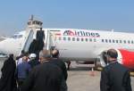 اولین پرواز زائران حسینی از بندرعباس به نجف انجام شد