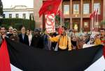 Moroccans set Israeli flag ablaze in rejection of normalization