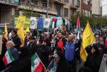 راهپیمایی های ملت ایران برای محکومیت کشتارهای اشغالگران علیه فلسطینیان  