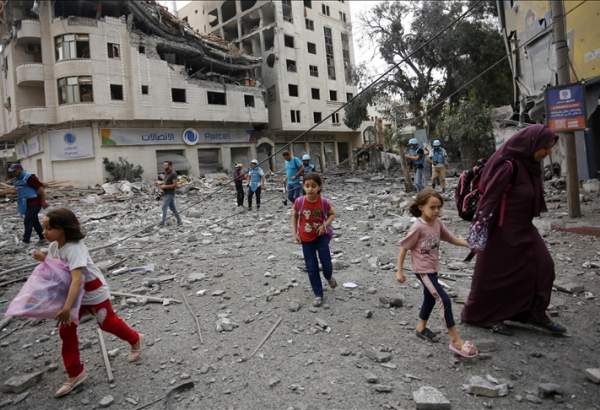 صحنه‌هایی از قتل عام فلسطینیان در خیابان‌های غزه (۱۸+)  