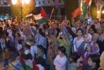 World people hold rally against Israeli heinous crime against Gaza hospital