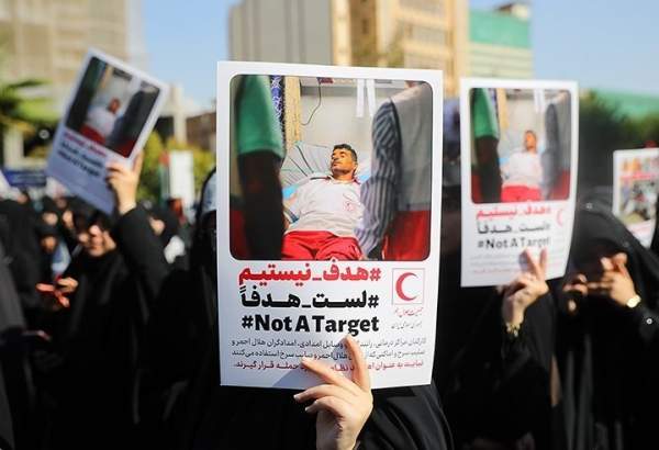 Medical society in Iran rally in support of Palestinians under Israeli atrocities (photo)  