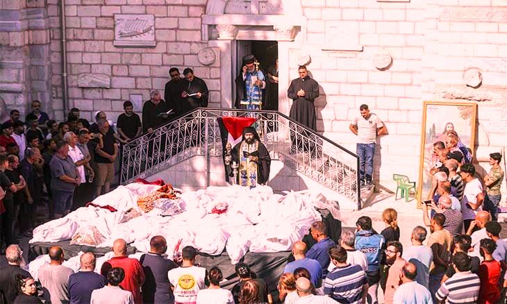 37 مجزرة إسرائيلية بـ24 ساعة و16 شهيدًا مسيحيا بقصف الكنيسة