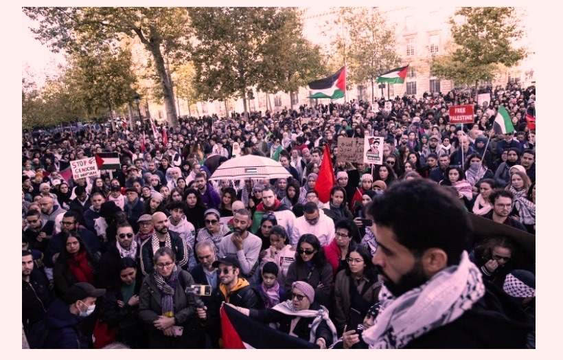 تواصل المسيرات المليونية في العالم تنديدا بعدوان الاحتلال على غزة