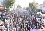 خروش مردم شهرستان قروه در راهپیمایی ۱۳ آبان  