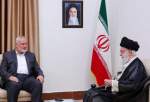حماس : هنية التقى قائد الثورة الاسلامية في طهران
