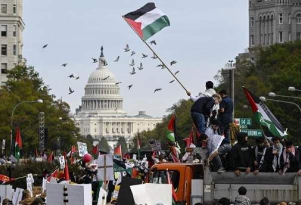 Pro-Palestine rally held in New York, Washington (photo)  <img src="/images/picture_icon.png" width="13" height="13" border="0" align="top">