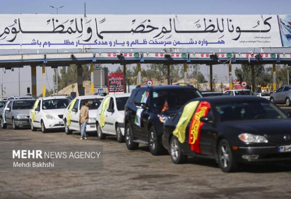 حرکت کاروان خودرویی حمایت از غزه از تهران به سمت قم