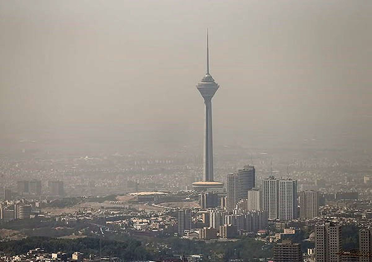 وضعیت هوای تهران در شرایط نارنجی و ناسالم است