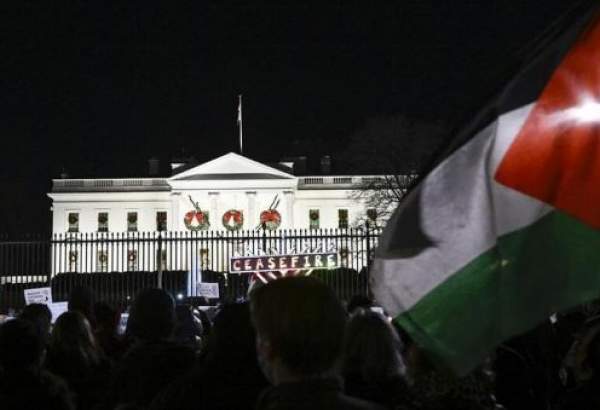 Jewish community in Washington hold pro-Palestine rally outside White House (photo)  