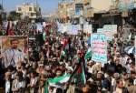 راهپیمایی باشکوه مردم صنعا در حمایت از فلسطین  