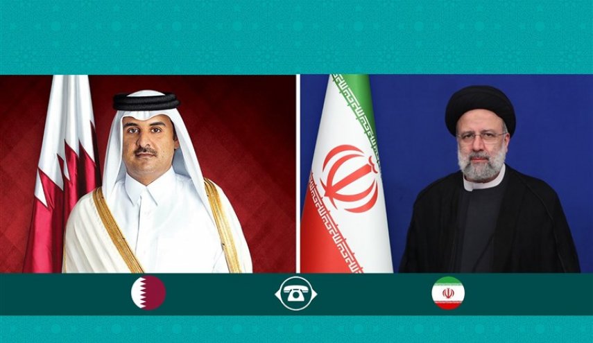 امیر قطر معزيا الرئيس الايراني بحادث كرمان.. نقف بجانبكم