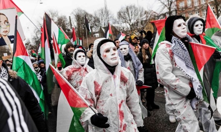 تقرير مصور ..“كل الدنمارك في الشوارع من أجل فلسطين و وقف اطلاف النار”