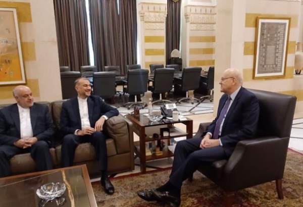 Le chef de la diplomatie iranien rencontre le Premier ministre libanais
