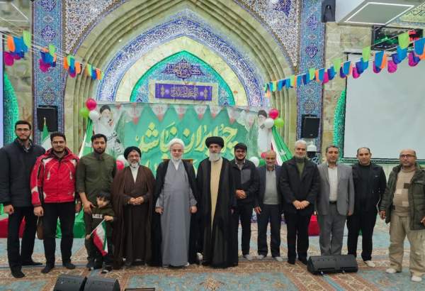 مراسم سالگرد پیروزی شکوهمند انقلاب اسلامی در مسجد مهدیه سنندج  