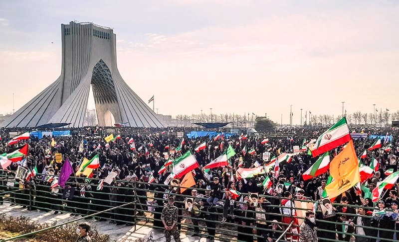 تقرير مصور ..  مسيرات الاحتفال بذكرى انتصار الثورة الاسلامية في ايران  