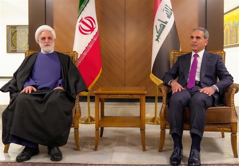 رئيس السلطة القضائية الإيرانية يلتقي رئيس القضاء العراقي