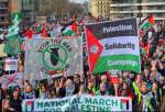 مظاهرات حاشدة في مدن أوروبية عدة نصرة لغزة ومطالبة بوقف إبادة الفلسطينيين