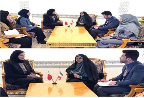 خزعلی با وزیر توسعه اجتماعی و خانواده قطر دیدار کرد