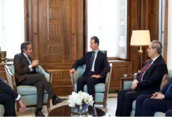 دیدار رافائل گروسی با بشار اسد