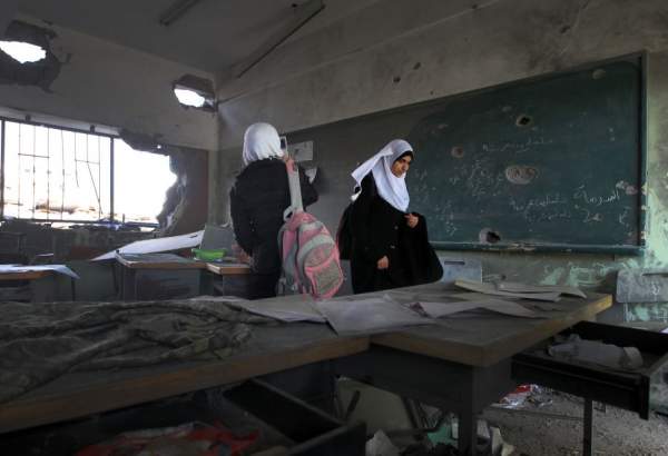 اسرائیلی بمباری کے نتیجے میں اب تک 212 اسکول تباہ