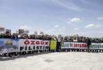 اعتراض به نسل‌کشی مردم غزه در آنکارا