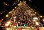 جماعت اسلامی کے تحت کراچی کی شارع قائدین پر شب یکجہتی غزہ مارچ کا انعقاد