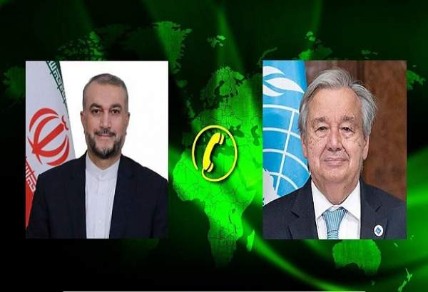 گفتگوی امیرعبداللهیان و گوترش درباره حمله اسرائیل به کنسولگری ایران در سوریه