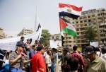 Pro-Palestine protest held in Cairo, Egypt (video)