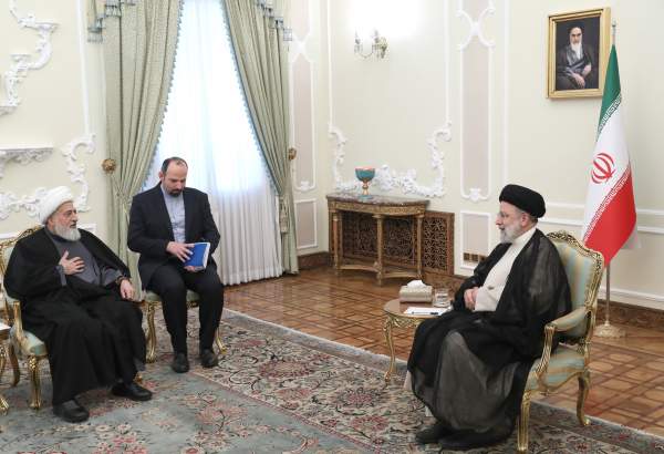 دیدار نائب رئیس مجلس اعلای اسلامی شیعیان لبنان با رئیسی  