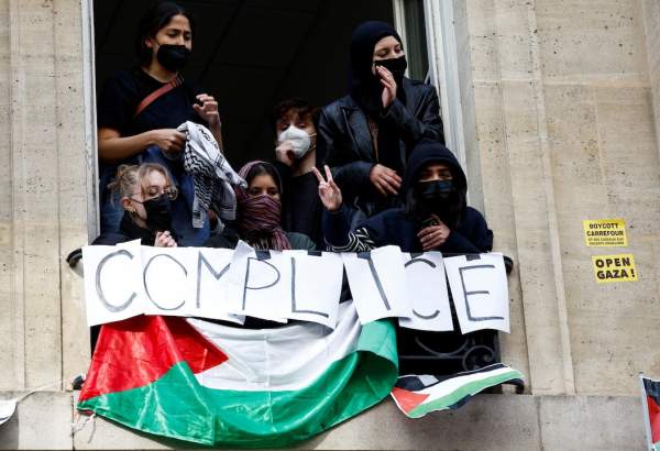 جنبش دانشجویی حمایت از فلسطین در پاریس  