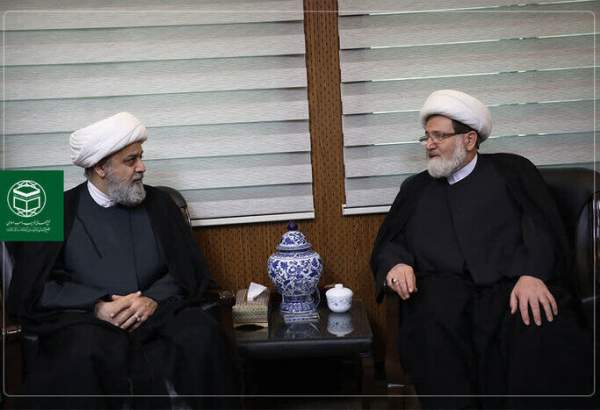لبنان میں حزب اللہ کی مرکزی کونسل کے رکن کی عالمی مجلس مذاہب کے  سیکرٹری جنرل سے ملاقات