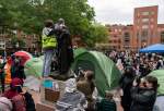 الطلاب في الجامعات الأميركية يواصلون احتجاجاتهم و يقيمون مخيمات تضامنية مع غزة