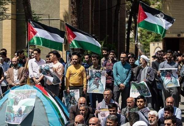 Iranian university students support US universities’ pro-Palestine protests (photo)  