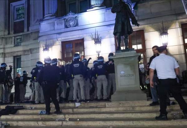 Dozens arrested after police clear Columbia University building held by pro-Palestine protesters