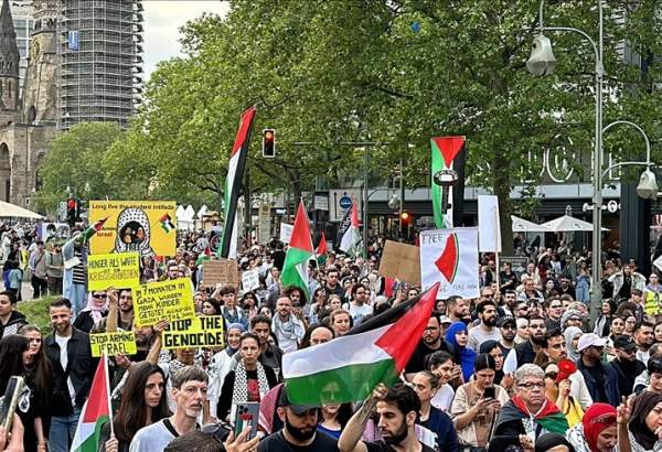 Demonstration in support of Palestine held in Berlin