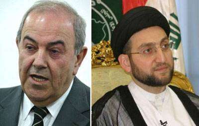 اتفاق وشيك بين علاوي والحكيم على تشكيل الحكومة العراقية