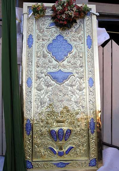 Doors of the holy shrine of Imam Ali (AS) made in the city of Isfahan
