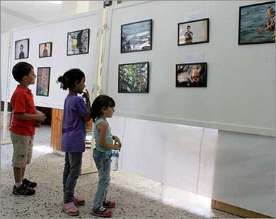 کودکان غزه رویاهای خود را به تصویر کشیدند