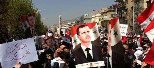 تجدید میثاق مردم سوریه با بشار اسد