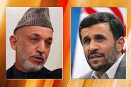 تأکید رؤسای جمهور ایران وافغانستان برمقابله با تروریسم