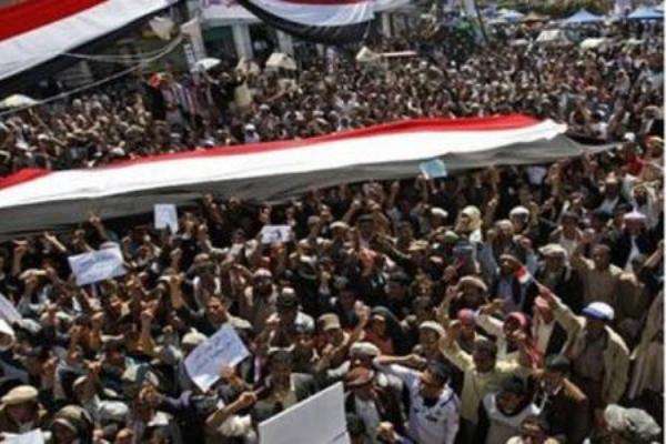 تظاهرات يمني ها در محكوميت دخالت آمريكا