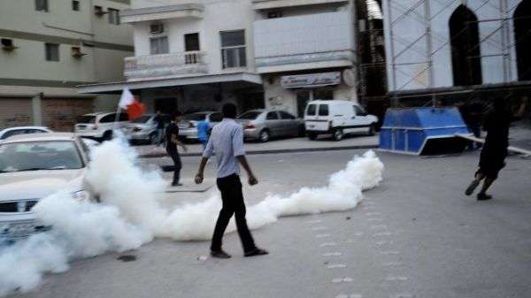 تظاهرات بحريني ها در اعتراض به حمايت آمريكا از آل خليفه