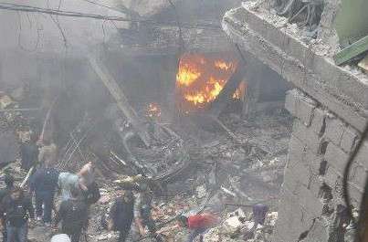 11 قتيلاً وعشرات الجرحى في انفجار المزة في دمشق