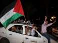 الفلسطينيون يعبرون عن فرحة النصر من لبنان